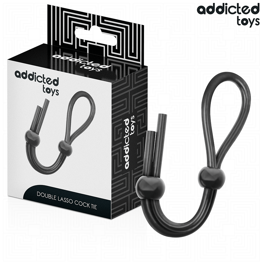 ADDICTED TOYS anello fallico senza vibrazione con doppio anello regolabile