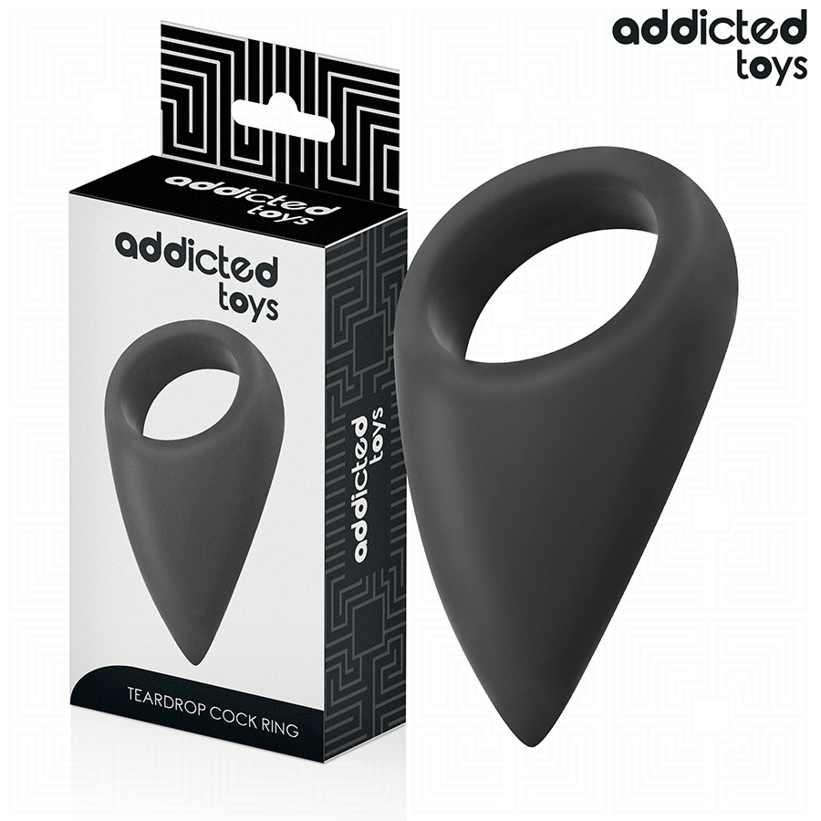 Anello per il pene Addicted Toys senza vibrazione a forma di goccia