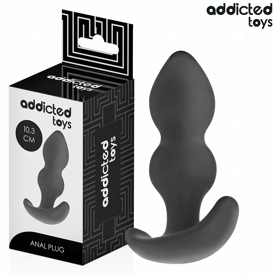 ADDICTED TOYS plug anale in silicone, taglia S, 10,3 cm