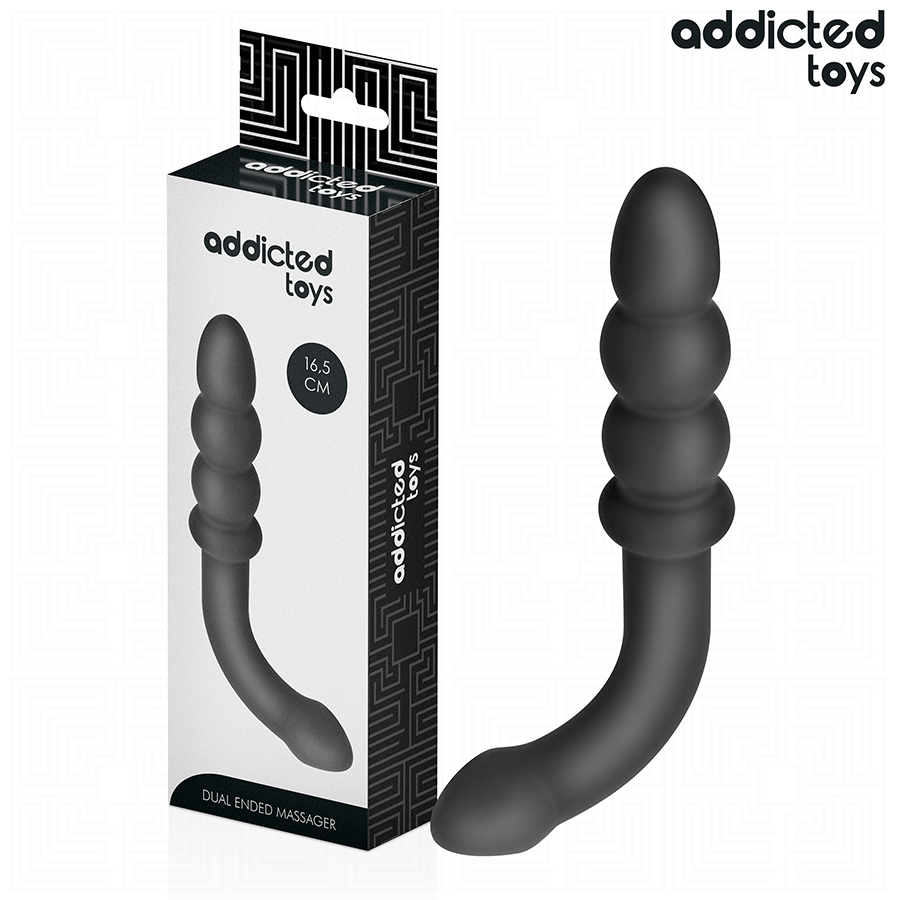 ADDICTED TOYS Massaggiatore anale in silicone a doppia estremità
