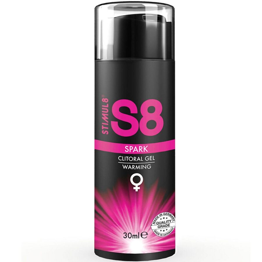 STIMUL8 S8 Spark Gel riscaldante per il clitoride, 30 ml