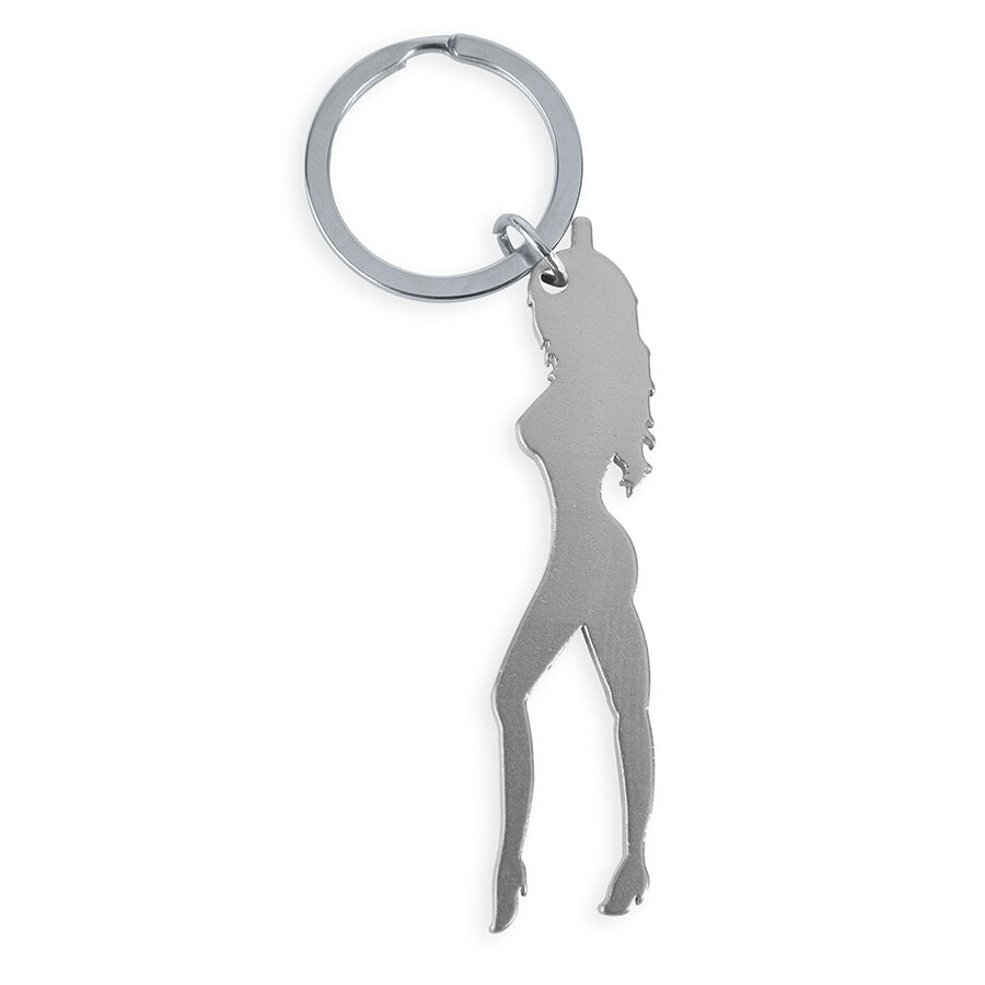 DIABLO PICANTE Portachiavi con silhouette femminile e apribottiglie