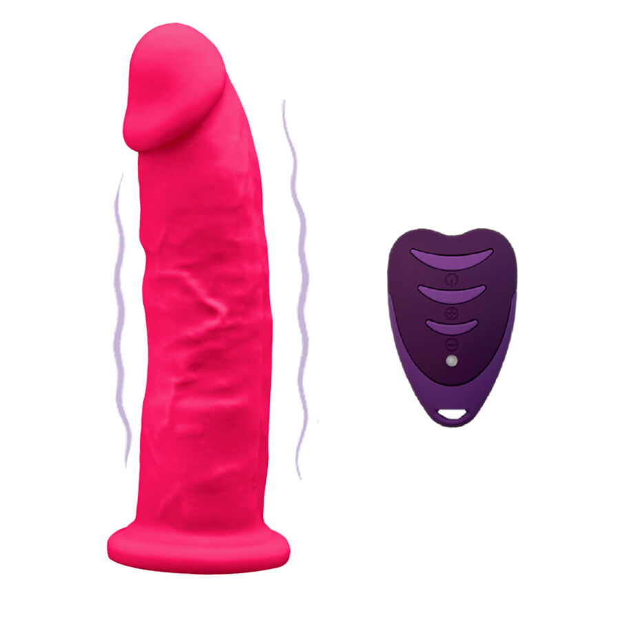 SILEXD Model 2 dildo realistico con telecomando, 17 cm