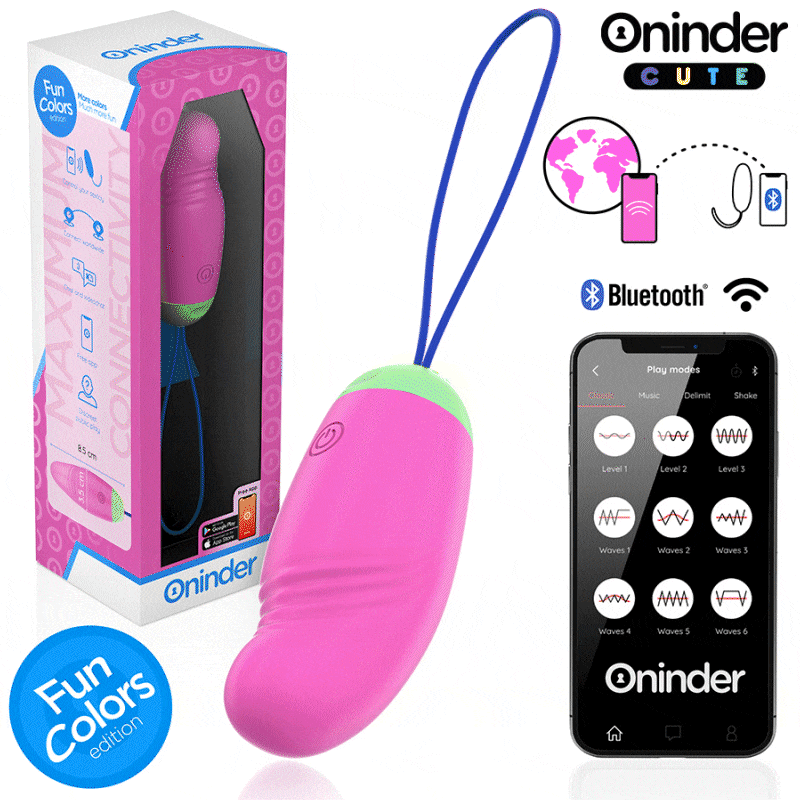 ONINDER CUTE Love Pleasure Stimolatore clitorideo con vibrazione e rotazione