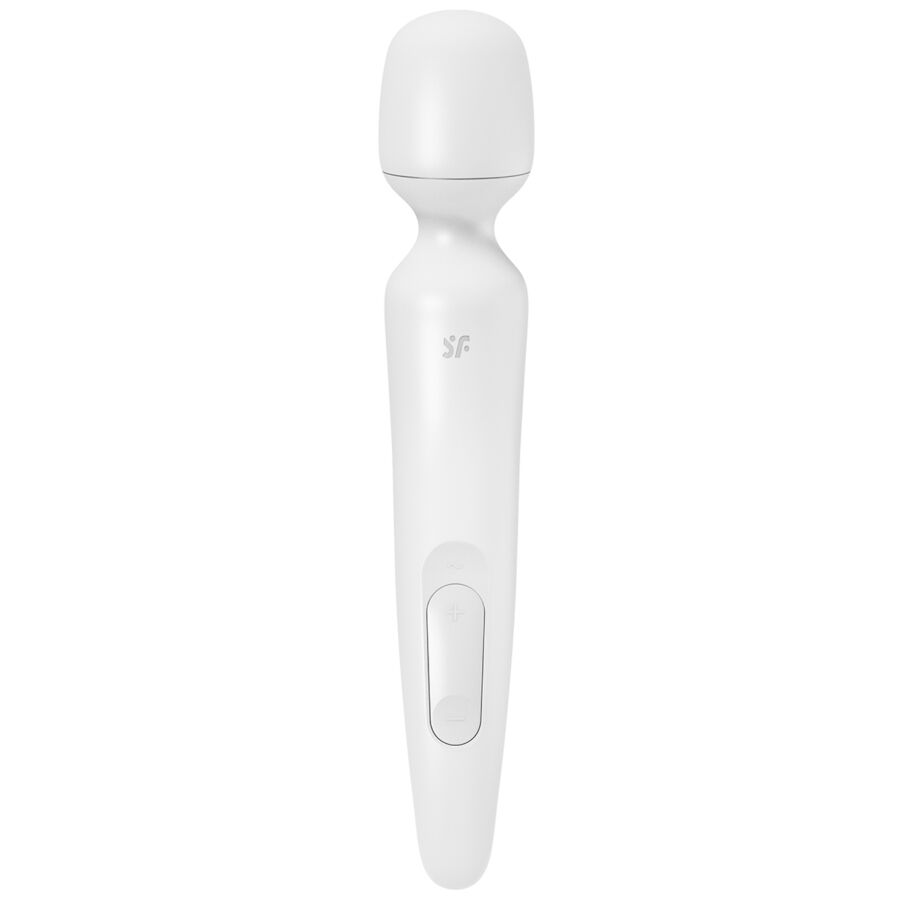 Satisfyer Wand Erland, vibratore wand bianco