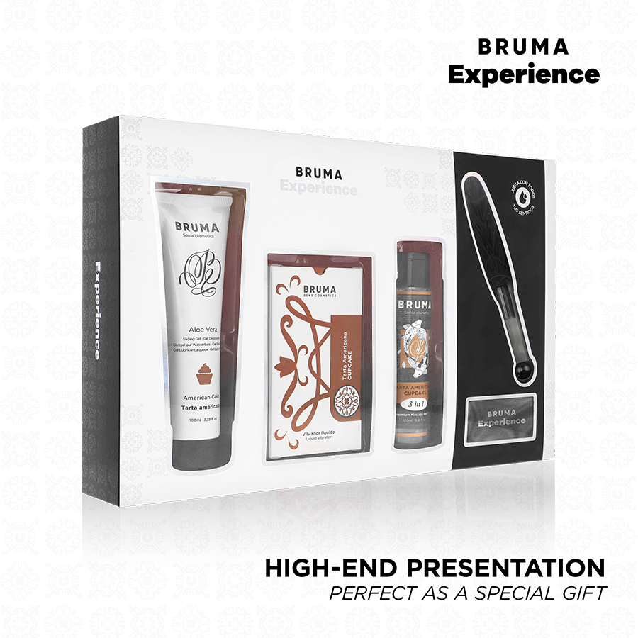 BRUMA XPERIENCE Sweet Temptation American Cake Set regalo per massaggio