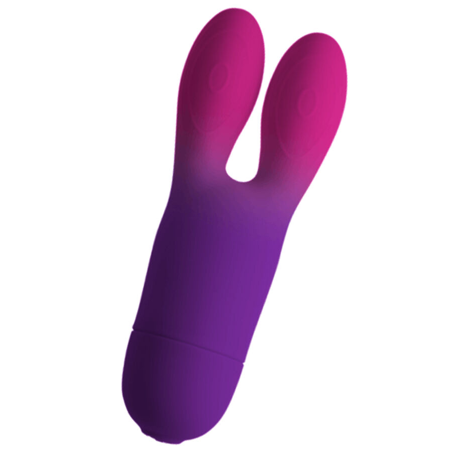 ROCKS-OFF Glo Girl Bunny, vibratore rabbit viola