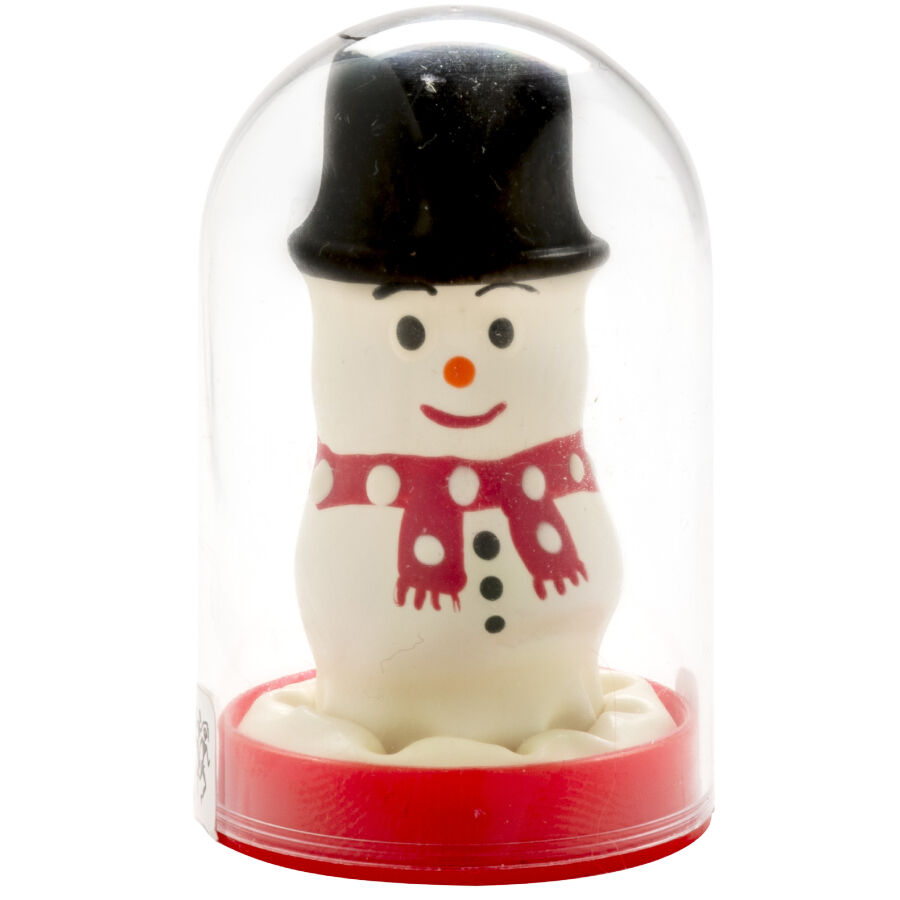 CONDOMERIE Snowman: regalo erotico divertente dipinto a mano