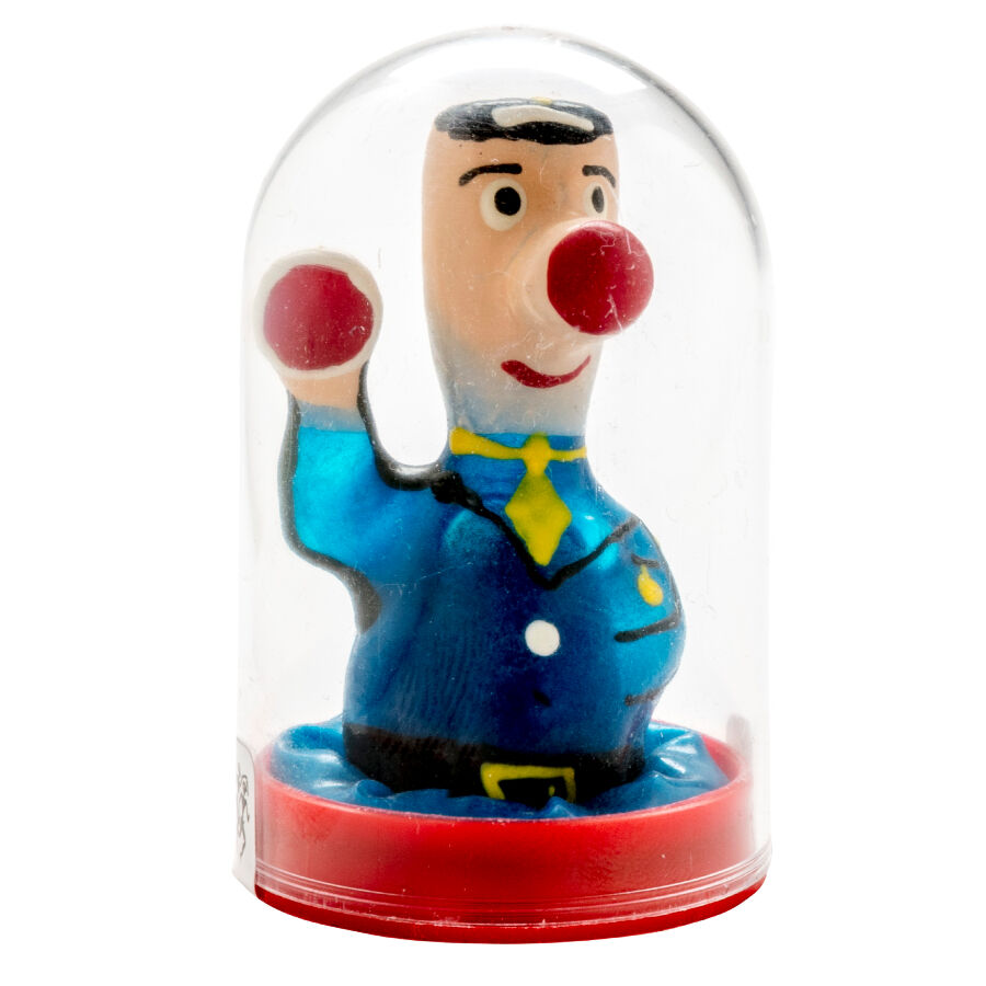 CONDOMERIE Policeman, gadget dipinto a mano con motivo poliziotto, un regalo erotico divertente