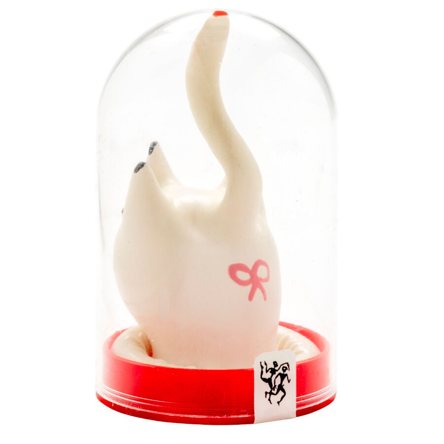 CONDOMERIE Swan, regalo erotico per adulti dipinto a mano