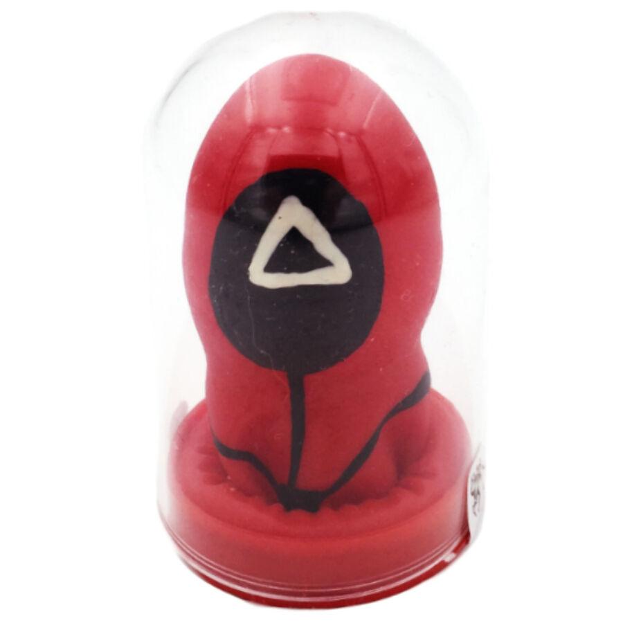 CONDOMERIE Triangle: preservativo novelty dipinto a mano, un divertente regalo erotico