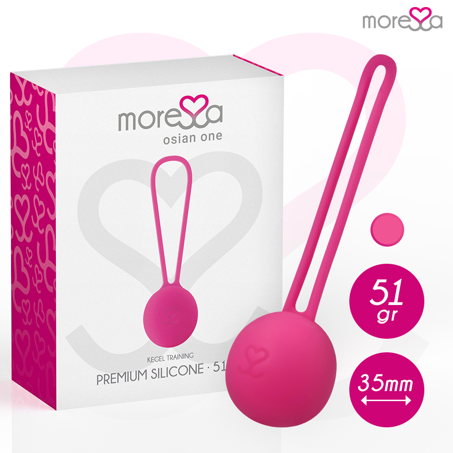 MORESSA OSIAN ONE pallina vaginale in silicone, rosa