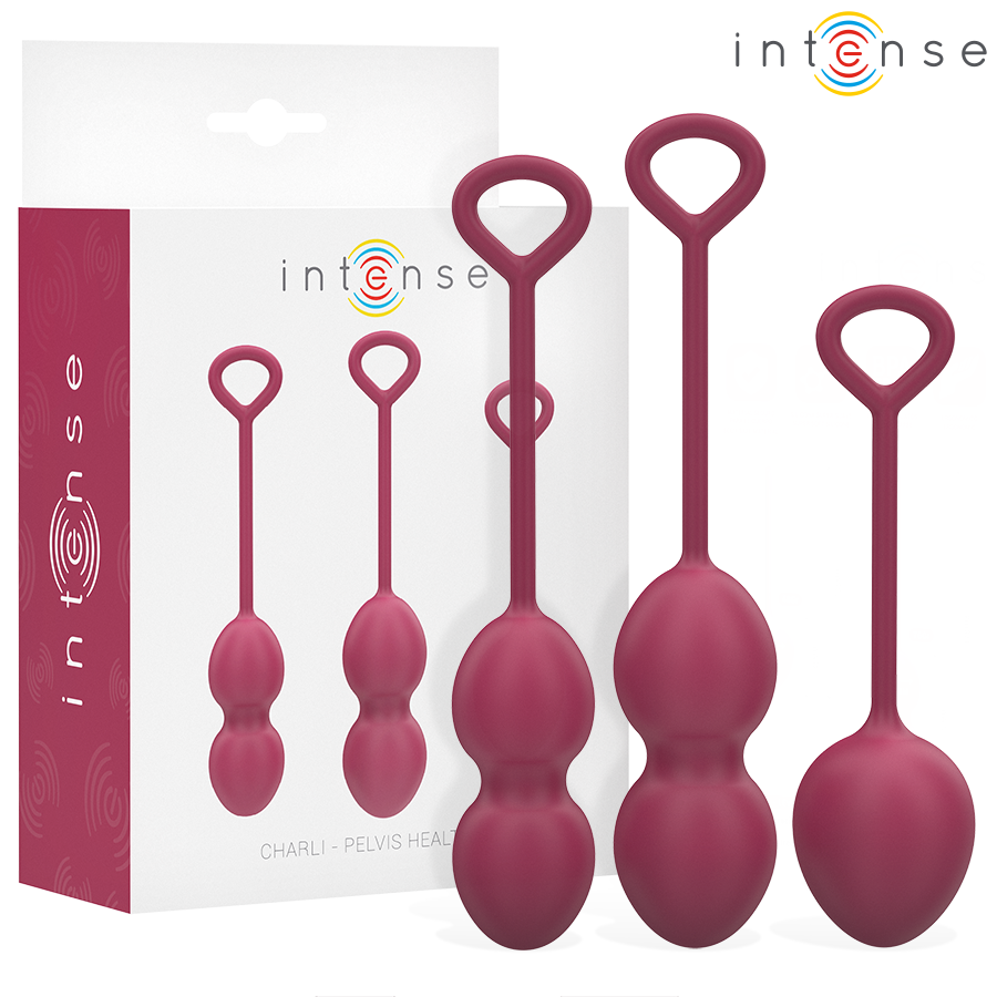 Set di palline vaginali INTENSE Charli, viola