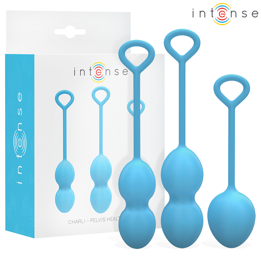 Set di palline vaginali INTENSE Charli Ocean Blue