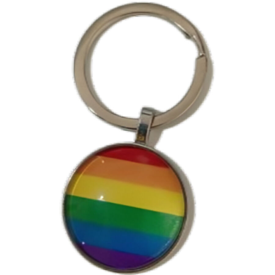 Portachiavi PRIDE con bandiera arcobaleno