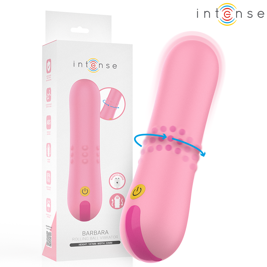 Vibratore INTENSE BARBARA con perle rotanti