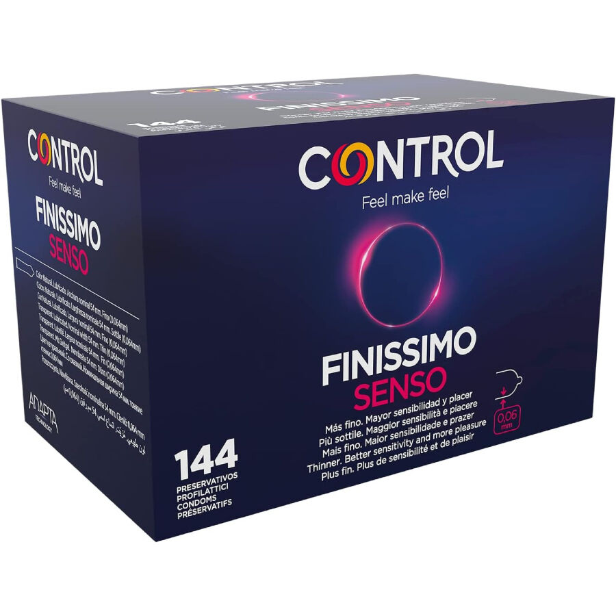 Control Finissimo Senso preservativi sottili, 144 pezzi