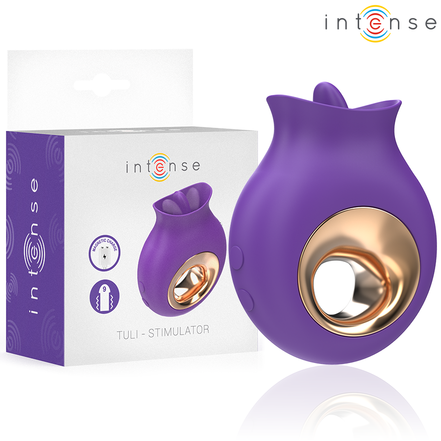 Vibratore clitorideo INTENSE TULI con vibrazione e oscillazione