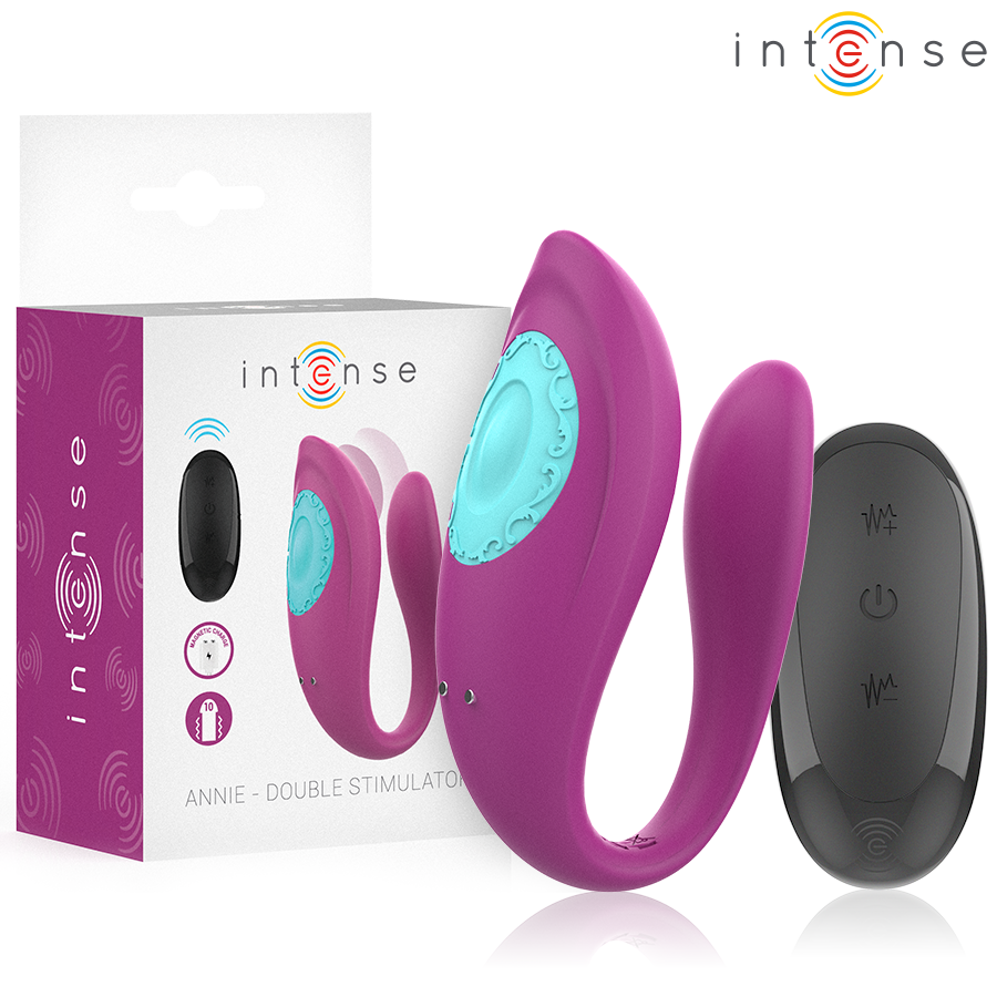 Vibratore a U INTENSE ANNIE con telecomando