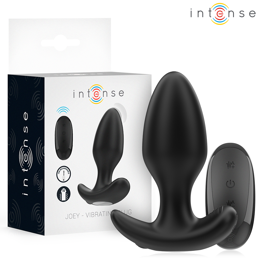 INTENSE JOEY plug anale vibrante con telecomando