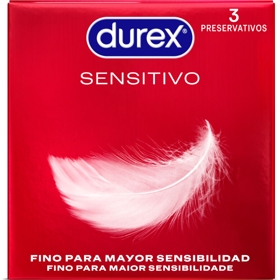 Preservativi sottili Durex Sensitive, 3 pezzi