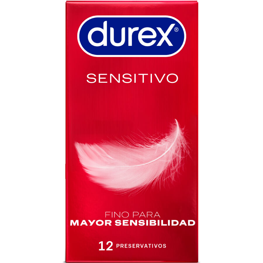 Durex Sensitive, preservativi sottili, 12 pezzi