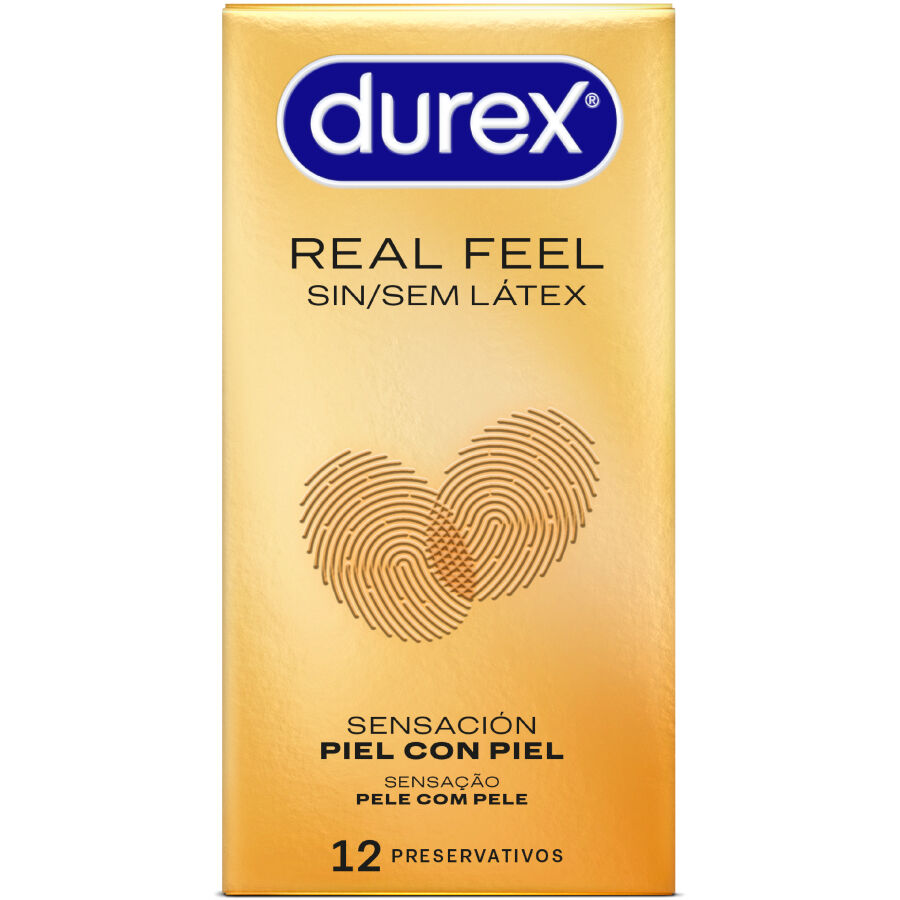 Preservativi Durex RealFeel senza lattice, 12 pezzi