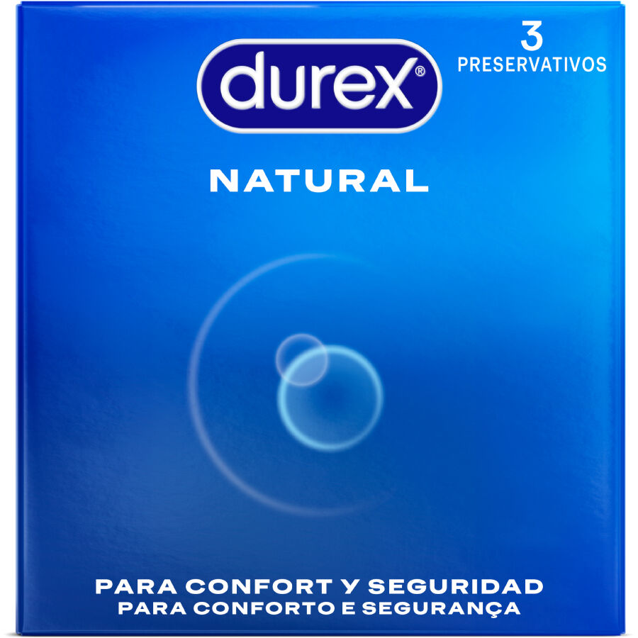 Preservativi Durex Natural Comfort classici, 3 pezzi