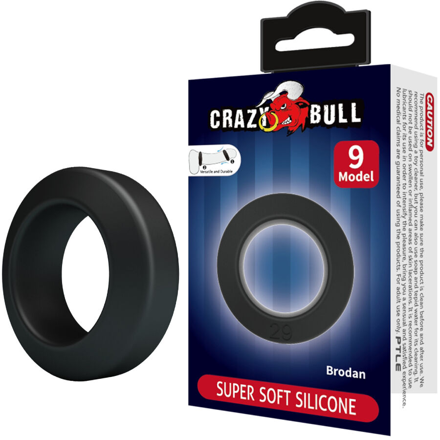 Crazy Bull Brodan Model 9 anello per pene regolabile senza vibrazione
