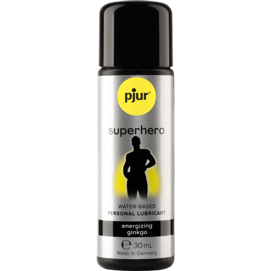 PJUR Superhero lubrificante a base d’acqua con ginkgo, 30 ml