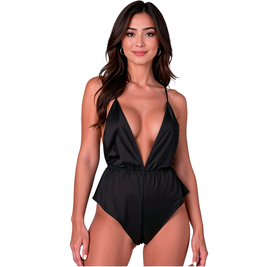 Body lingerie PASSION SENSIE nero, taglia S/M