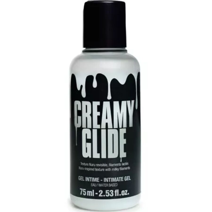 CREAMY GLIDE Gel lubrificante con effetto filante lattiginoso, 75 ml