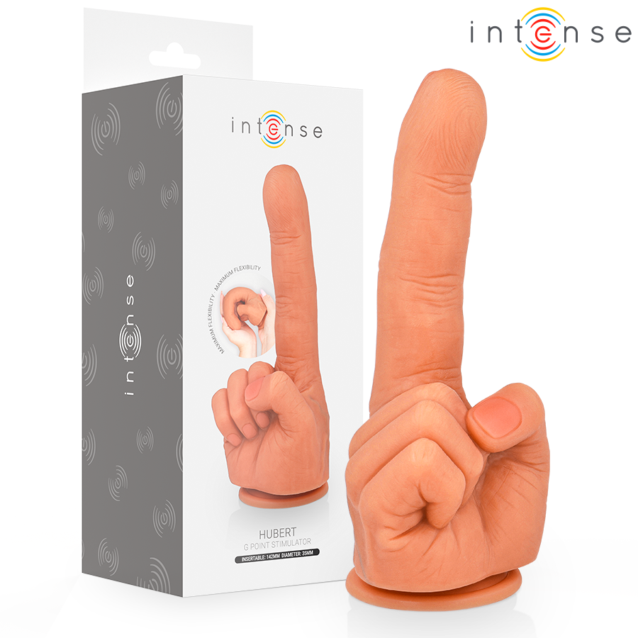INTENSE HUBERT dildo per punto G flessibile a forma di mano