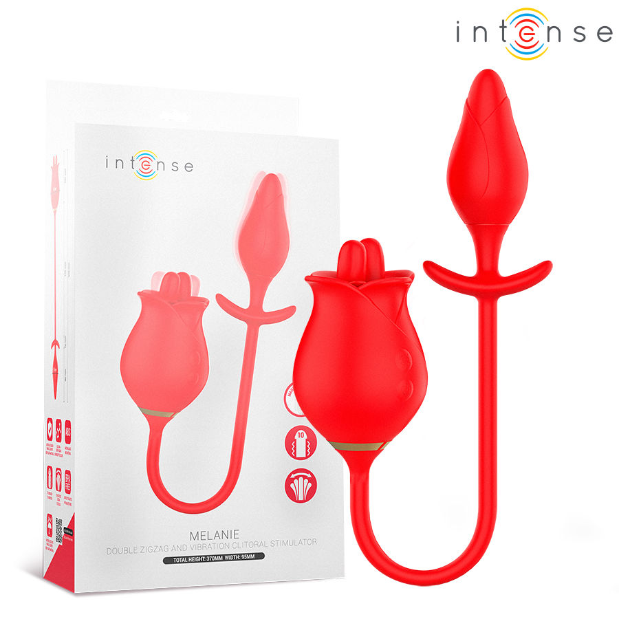 INTENSE Melanie stimolatore clitorideo con lingua mobile