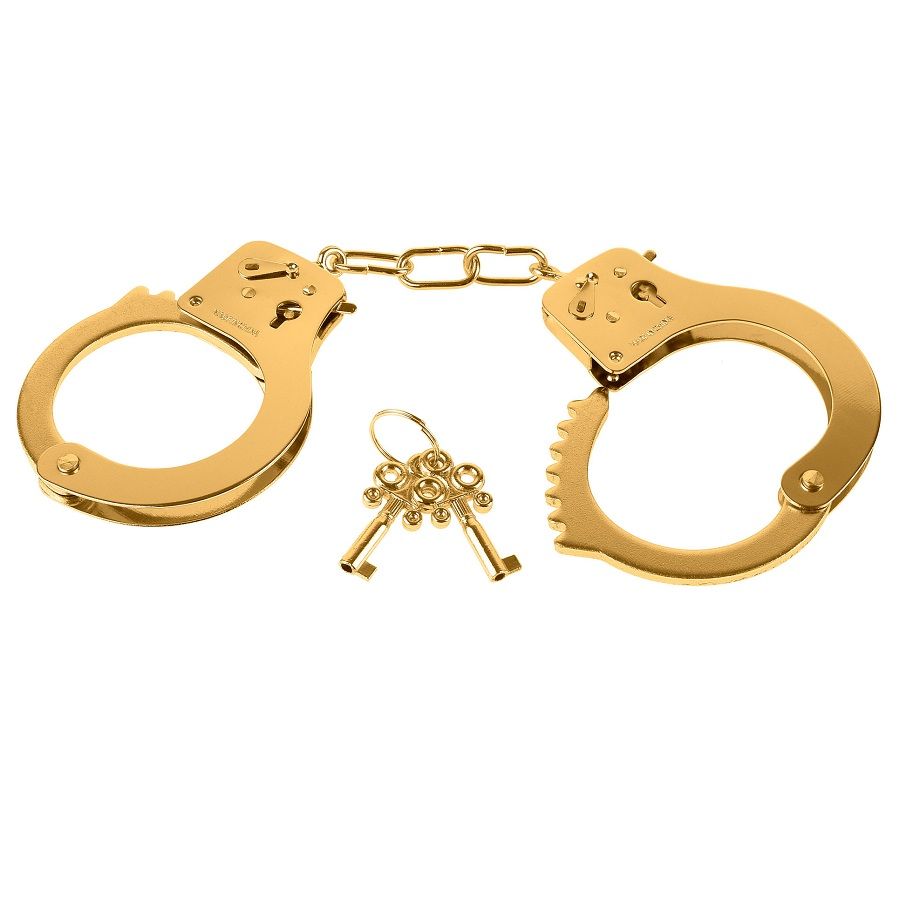 Manette in metallo dorato Fetish Fantasy Gold