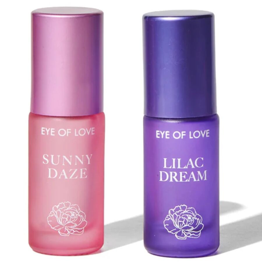 Set di profumi ai feromoni EYE OF LOVE Bloom Day to Night, 2 × 5 ml