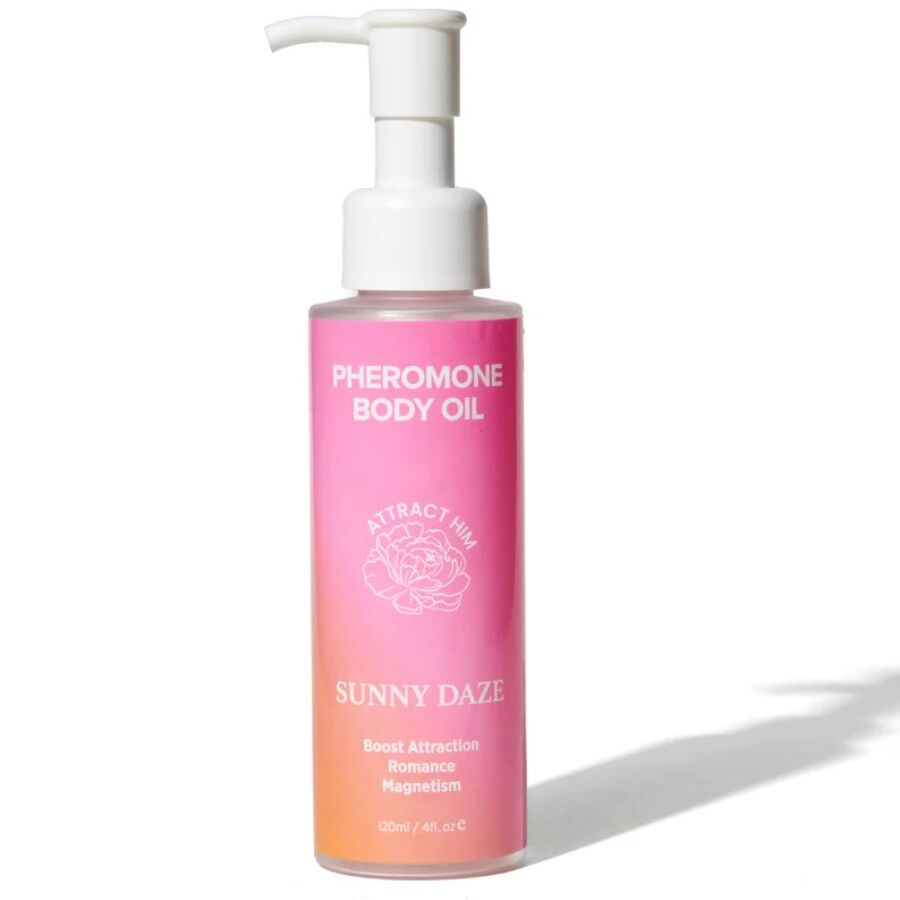 Olio da massaggio EYE OF LOVE BLOOM Sunny Daze con feromoni, 120 ml