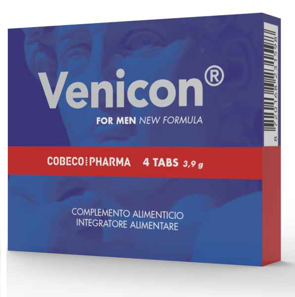 Cobeco Venicon for Men integratore alimentare, 4 compresse