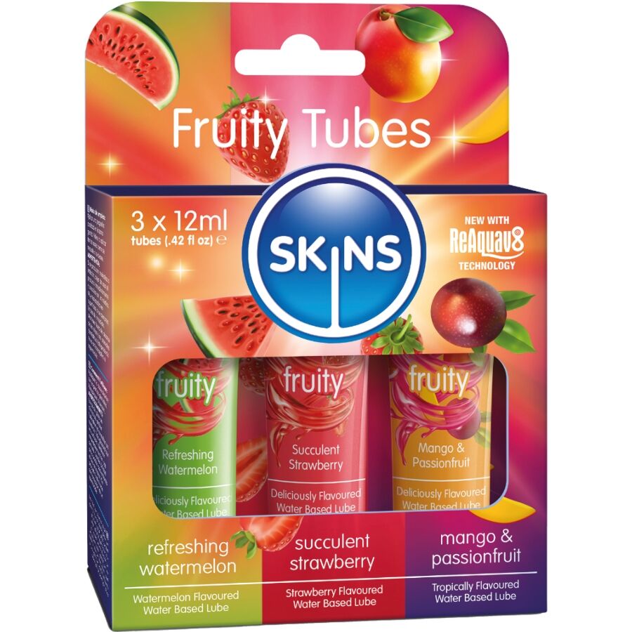 SKINS Fruity Lubes Kit: lubrificante con tre gusti alla frutta