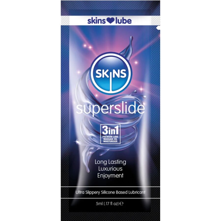 SKINS Superslide lubrificante al silicone, monodose da 5 ml