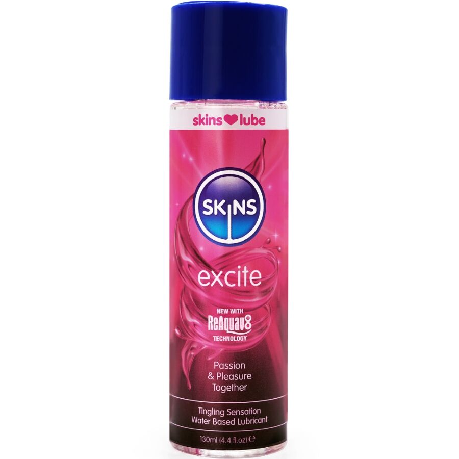 Lubrificante a base d’acqua SKINS Excite, 130 ml