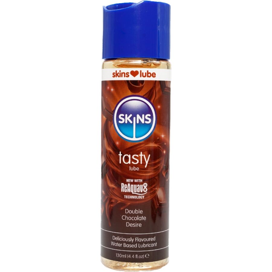 SKINS Double Chocolate lubrificante al gusto di cioccolato, 130 ml