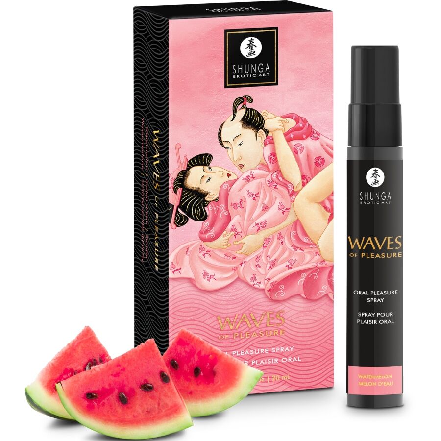 Spray stimolante Shunga Waves al gusto di anguria, 20 ml