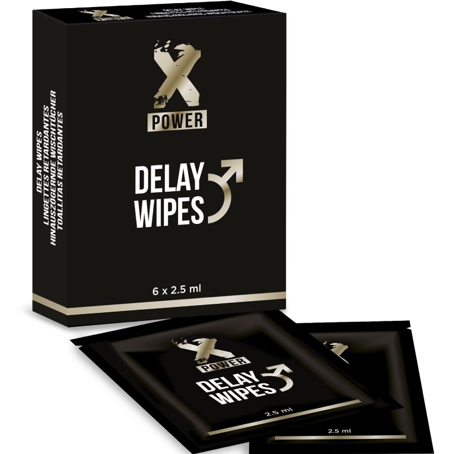 Salviette ritardanti XPOWER Delay, 6 pezzi