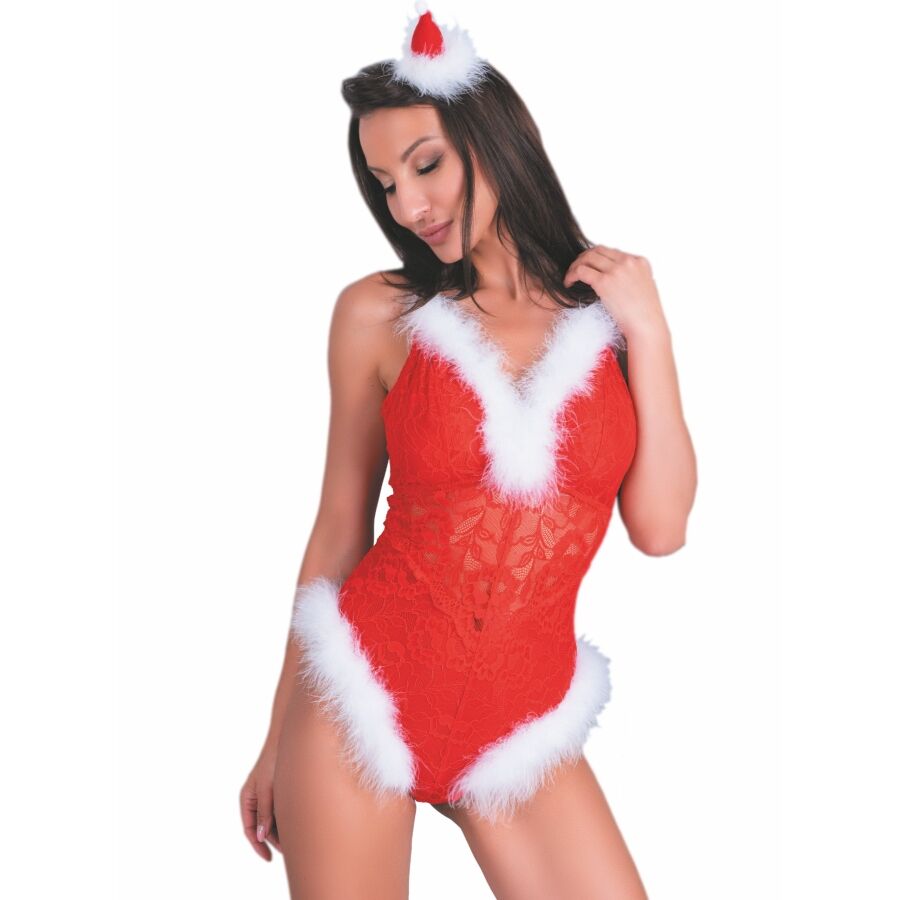 Body natalizio Naughty Santa di Livco Corsetti