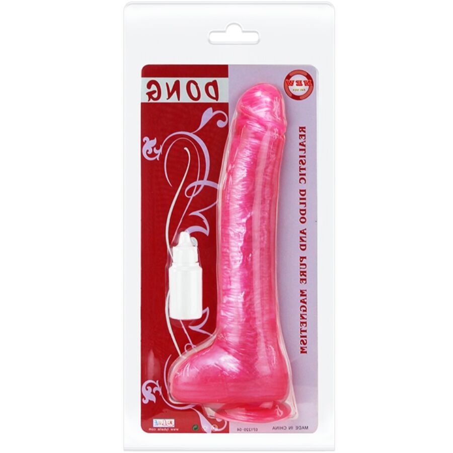Dildo realistico BAILE con ventosa, rosa