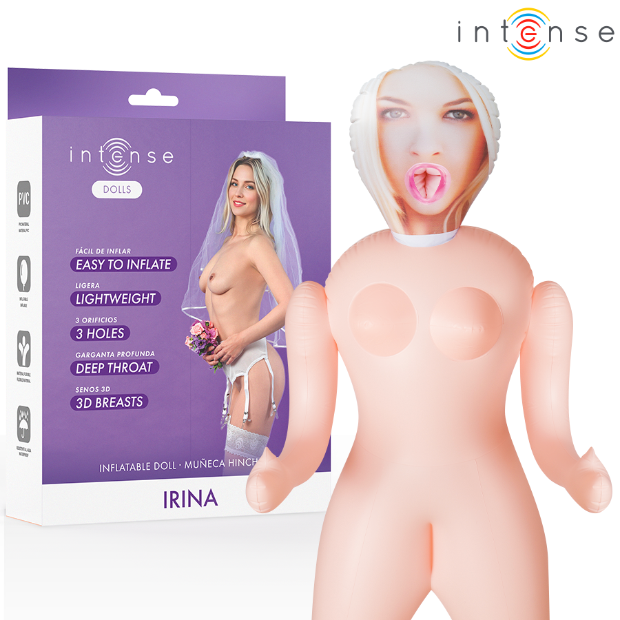 INTENSE DOLLS Irina bambola del sesso gonfiabile con tre aperture