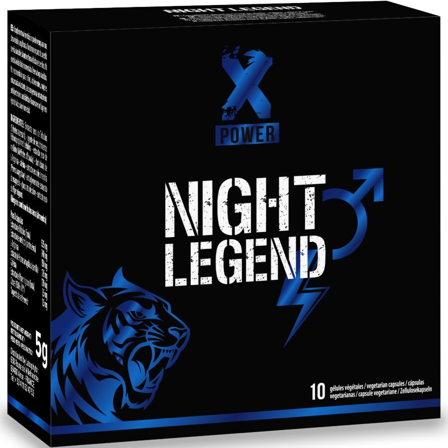Xpower Night Legend Stimolante Ad Azione Rapida Per Erezione E Prestazioni 10 Capsule