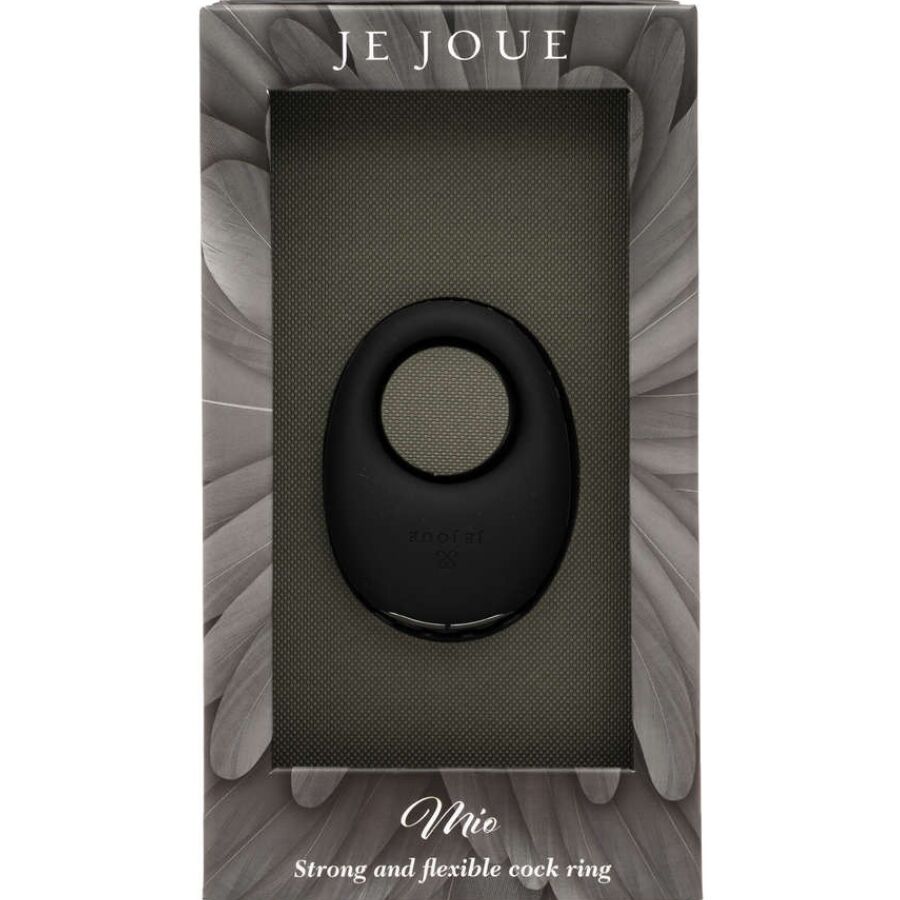 JE JOUE Mio anello vibrante per pene, nero