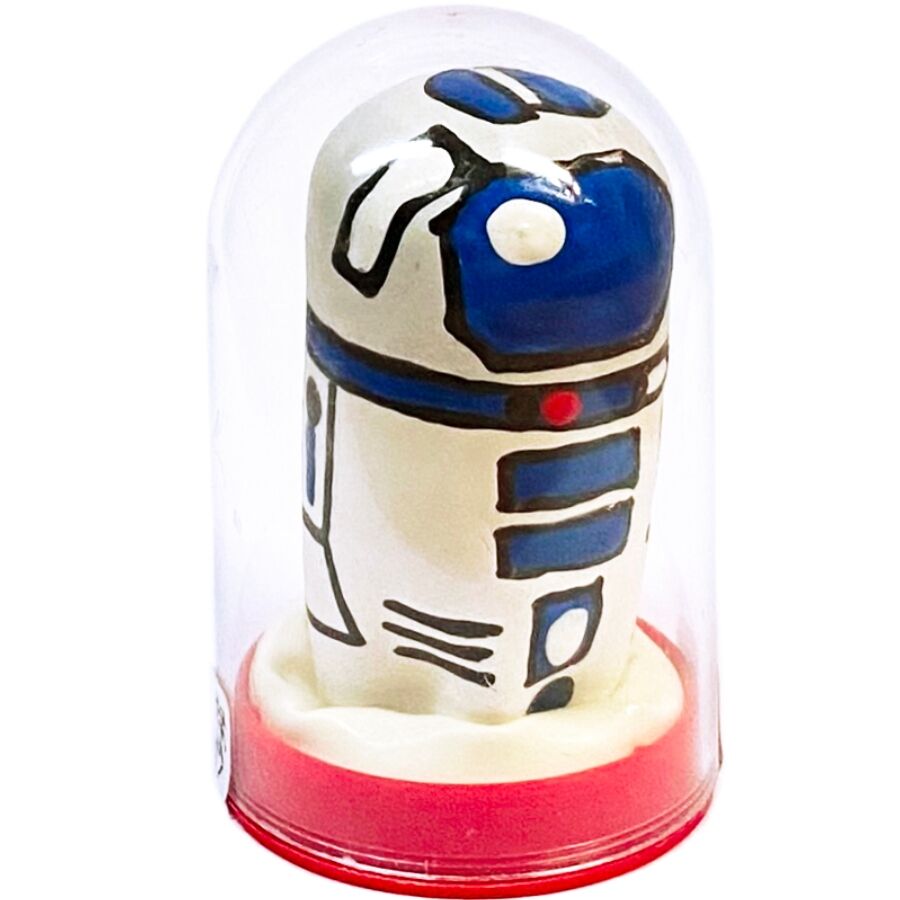 CONDOMERIE Robot, articolo novelty in lattice dipinto a mano